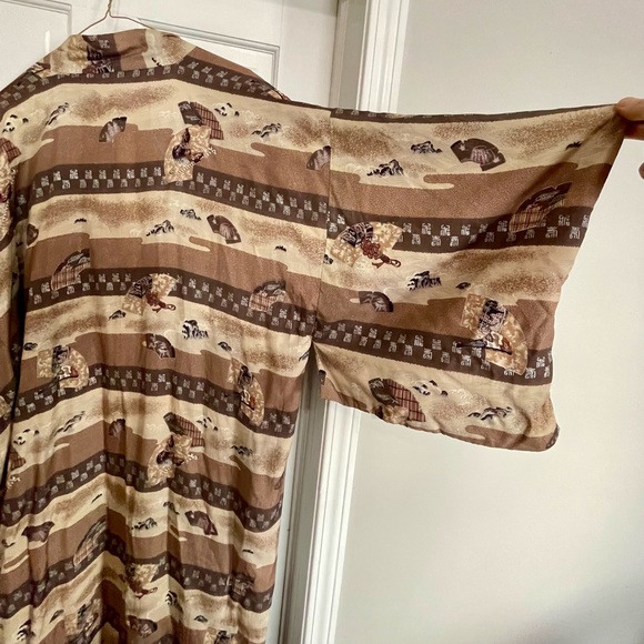 Vintage Japanese yukata kimono robe size large Men’s - Picture 3 of 16